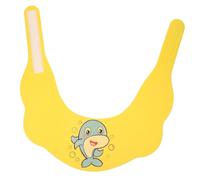 Yardwe Visiera Lavacapelli per Bambini Regolabile, Cuffia per Lavaggio della Testa, Berretto Visiera Giallo per Bagnetto Neonati e Protezione Occhi Durante Shampoo