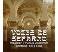 Romina Basso Voces De Sefarad: Four Centuries of Spanish and Sephardic Song (CD)