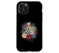 Yarn Addict Knitting Crochet Crafter Hobby Design Custodia per iPhone 11 Pro