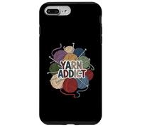 Yarn Addict Knitting Crochet Crafter Hobby Design Custodia per iPhone 7 Plus/8 Plus