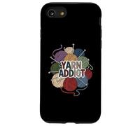 Yarn Addict Knitting Crochet Crafter Hobby Design Custodia per iPhone SE (2020) / 7/8
