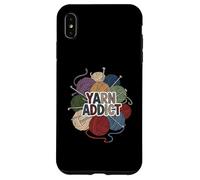Yarn Addict Knitting Crochet Crafter Hobby Design Custodia per iPhone XS Max