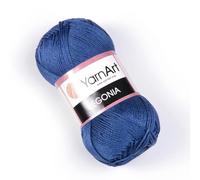 Yarn Art Begonia 0154 - Gomitolo di cotone mercerizzato per lavori a maglia, 5 matasse, 50 g, 169 m, per amigurumi, merletti, artigianato e artigianato, 5 matassine