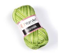 Yarn Art Begonia 0188 - Gomitolo di cotone mercerizzato per lavori a maglia, 5 matasse, 50 g, 169 m, per amigurumi, merletti, artigianato e artigianato, 5 matassine
