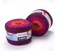 Yarn Art Flowers Yarn 55% Cotton 45% Acrylic 250gr 1094yds Multicolor
