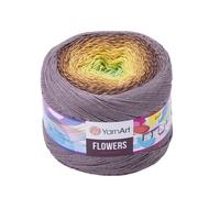 Yarn Art Flowers Yarn 55% Cotton 45% Acrylic 250gr 1094yds Multicolor