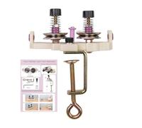 Yarn Ball Winder Guide, Doppio Ended Desk Clamp, Versatile Thread Device for Crocheting, Knitting, Yarn Lovers, Friends, Crafting, Projects, Wool Management, 6.7x4.2x2.2 Inches