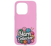 Yarn Collector Crochet Knitting Custodia per iPhone 15 Pro