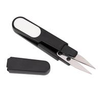 Yarn Cutter - 4.45 Inch Thread Śnips | ABS Sewing Clipper - Fishing Wire Scissors, Ergonomic Push To Cut U Shaped Pointed Blade, Ideal for Quilting Crafting Tailoring Handwork Stitching
