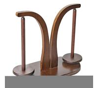 Yarn Holder for Crocheting - Magnetic Double Yarn Holder Dispenser Pendulum | Wooden Knitting Stand Yarn Spinner with Double Yarn Spindle for Sewing | Rotating Yarn Holder for Knitting, Embroidery