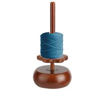 Yarn Holder Wooden - ortable Wooden Yarn Spinner | Magnetic Yarns Holder Spinner Knitting Organizer | Multi-functional Hook Stand Crocheting Accessories for Home Travel Handcraft Activities Art Class