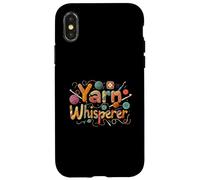 Yarn Whisperer Knitting Crochet Crafter Design Custodia per iPhone X/XS