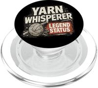 Yarn Whisperer Legend Status, uncinetto, hobby per lo streetwear PopSockets PopGrip per MagSafe