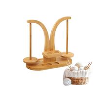 Yarn Winder - Rolller Yarn Winder | Filati Di Avvolgitori Per Torta | Avvolgitori Di Filati Di Legno Portatili | Porta Del Filamento Magnetico | Rullo Per Attrezzi All'uncinetto A Doppio Mandrino Rota