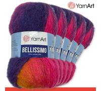 YarnArt 5 X 150 G Bellissimo Filato Mohair Morbido 21 Colori