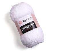 YarnArt Cotton Soft 62/bianco ottico