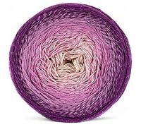 YarnArt - Filato di cotone glitterato con motivo floreale, 260 g, 1000 m, filato sportivo, uncinetto arcobaleno, rete metallica lurex, multicolore cotone, uncinetto arcobaleno (3290)
