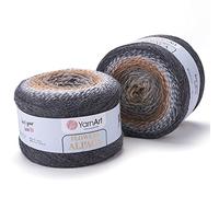 YarnArt Flowers Alpaca 2 x 250 Gr Rainbow Hook Winter Yarn 500 Gr 20% Alpaca - 80% Acrilico - Color:Multicolore 440