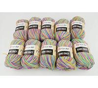 YarnArt Jeans Crazy 500 g lana sfumata 55% cotone 10 x 50 g (8215)