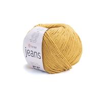 YarnArt Jeans Sport, filato 55% cotone, 45% acrilico, 1 matassa/gomitolo da 50 g, 150 m, morbido filato di cotone, per lavorare a maglia e amigurumi (84)