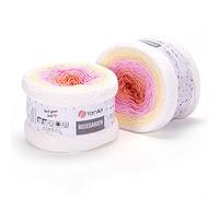 YarnArt RoseGarden - Filato per torta, 100% cotone, 1 matassa/gomitolo, 250 gr