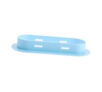 YARNOW 1 Paio Cerchio Decorativo Del Guardrail Del Letto Sponde Del Letto Per i Più Piccoli Anello Di Protezione Per Lettino Anelli Ovali in Plastica Sky-blue Addominali