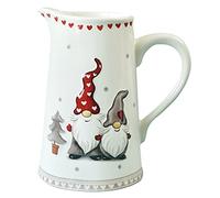YARNOW 1 Pc Bottiglia D'acqua Fredda Brocca Babbo Natale Brocca Caraffa Per Bevande Brocca D'acqua Con Manico Brocca Di Babbo Natale Teiera Di Stile Europeo Lattiera Ceramica