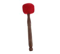 YARNOW 1 Pz che bussa alla ciotola del suono del Buddha gong meditazione maglio a ciotola sonora mazza da campana tibetana in legno mazza da ciotola Testa di feltro di lana rosso