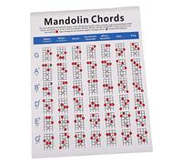 YARNOW 1 Pz Tabella delle Caratteristiche un Chord Chart Carta Allenamento Carta per Principianti Chord Chart Pratica e Leggera per Apprendimento Facile delle Note