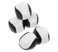 YARNOW 1 Set Banda Di Sabbia in Pelle Pouf Sacco Gioco Del Lancio Del Sacchetto Di Fagioli Piccolo Pouf Lancio Della Borsa Lanciare Sacchi Di Fagioli Ceramsite in Schiuma 5 Pezzi
