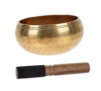 YARNOW 1 Set Ciotole Tibetane per Meditazione Rame con Bastoncino per Rilassamento e Riduzione Stress Perfetta per Yoga e Pratiche Spirituali