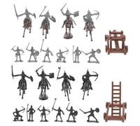 YARNOW 1 Set di cavallo di cavalleria figura d'azione del soldato figurine di soldati in miniatura piccole figurine mini figure di persone mini soldatini mini figurina addominali