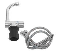 YARNOW 1 set di rubinetto per lavello da camper: rotazione a 360 gradi - rubinetto per lavabo con uscita acqua calda e fredda per camper, roulotte, barche e lavello da cucina per bagno di, roulotte,