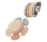 YARNOW 1 Set Giocattoli da Bagno per Tazze Impilabili e Galleggiante per Bagnetto e Istruttivo Giocattoli Educativi per Sviluppare Creatività e Socialità Dei