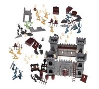 YARNOW 1 Set Giocattoli Pirata per Kit Costruzione Diy con Figure Soldatini per Immaginative Eccitanti
