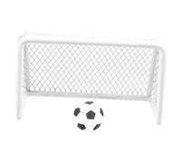 YARNOW 1 Set giocattolo porta da calcio palloni da calcio goal calcistico obiettivo casa delle bambole Gol di calcio mini giocattolo da calcio Mini gol Soccer ferro da stiro bianca