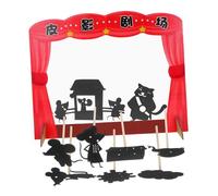YARNOW 1 Set gioco di ombre Puppet Marionette ombre cinesi per teatro di burattini strumenti di burattini cinesi di marionetta ombra gioca sensoriale Carta
