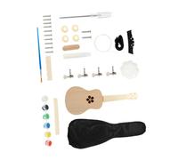 YARNOW 1 Set Kit DIY Ukelele Completo per Costruzione Ukelele Personalizzabile Strumento Musicale Artigianale per Insegnamento e Divertimento Include Parti per Esperienza Creativa