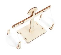 YARNOW 1 Set Kit Educativo Bilancia Legno per Assemblaggio Diy per Apprendimento Stem e Scienze Didattico per Sviluppo delle Abilità Analitiche e Osservative