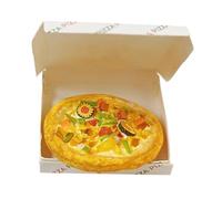 YARNOW 1 Set Mini Pizza Dollhouse Decoration Mini Food Model Kit Pizza Model Mini House Accessories Miniature Food Game Model Miniature Model Making Kits Miniature Pizza Toy Resin