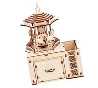YARNOW 1 Set Musicale Legno da Assemblare Diy Carillon con per Puzzle per Sviluppo Immaginativo e Interazione