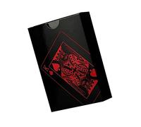 YARNOW 1 Set Poker di plastica poker creativo gioco di carte giocare a poker Giocando intrattenimento porp Carte di poker impermeabili giochi di carte impermeabili rosso