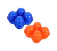 YARNOW 1 Set Scatola Di Protezione Delle Uova Conservazione Delle Uova Per Il Frigorifero Griglia Per Cottura A Vapore Delle Uova Portauovo Pieghevole Uova Grandi Blue Addominali 2 Pz