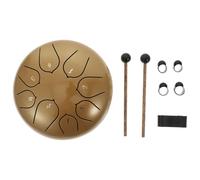 YARNOW 1 Set Toni Drum Lotus Acciaio Carbonio Strumento Musicale Percussione Portatile con Accessori per Educazione Musicale e Riabilitazione Spirituale