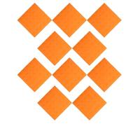 YARNOW 10 Pezzi Di Mattoni Per Piste Cieche Piastrelle Per Pavimenti Ciechi Adesivi Tattili Per Non Vedenti Mattoni Per Pavimentazione Tattile