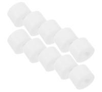 YARNOW 10 Pezzi Kit Boccole Ammortizzatori in Pu Bianco per Skateboard e Roller Skates, Assorbimento Urti e Ammortizzazione per Sport All'aperto e Skating