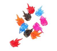 YARNOW 10 Pezzi Miniature Fiamme in Plastica per Decorazioni Micro Paesaggio Accessori Scena Miniatura per Modellini Fuoco per Villaggio Natalizio Gioco Educativo di Sviluppo Cognitivo