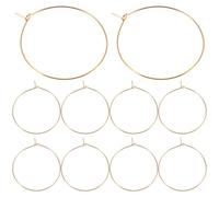 YARNOW 10 pezzi Orecchini Donna Grandi Cerchio Sottili in Acciaio Leggeri e Resistenti Design Minimalista per Uso Quotidiano e Feste