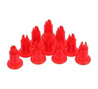 YARNOW 10 Pezzi Piedini per Piatto da Pesata in Plastica Rossi, Accessori di Ricambio per Bilancia Elettronica, Supporto per Uso Quotidiano e Misurazioni Accurate