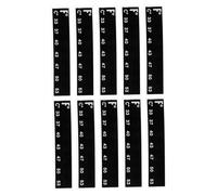 YARNOW 10 pezzi Termometro Adesivo con Display LCD Strisce Adesive per Fermentazione Pane e Controllo Stabile Temperatura per Acquari e Birrificazione Facile Applicazione e Lettura